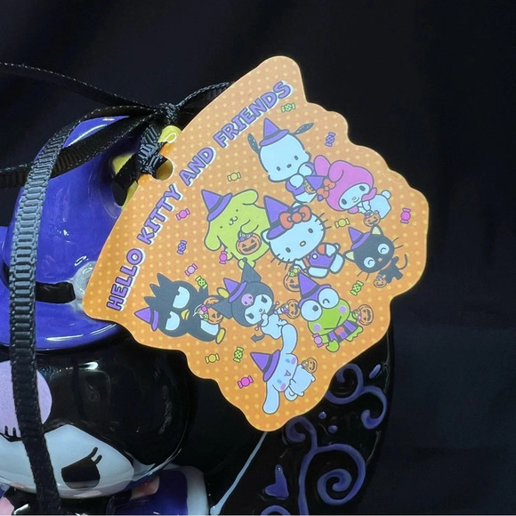 Blue Sky ClayWorks Sanrio Hello Kitty Kuromi Halloween Witch Ceramic Moon Figure - Picture 7 of 14